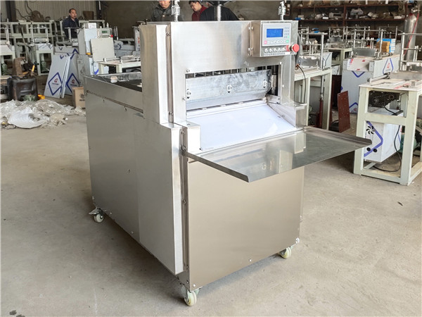 Proseso ng pagpapatakbo ng CNC lamb slicing machine-Lamb slicer, beef slicer, sheep Meat string machine, cattle meat string machine, Multifunctional vegetable cutter, Food packaging machine, China factory, supplier, manufacturer, wholesaler