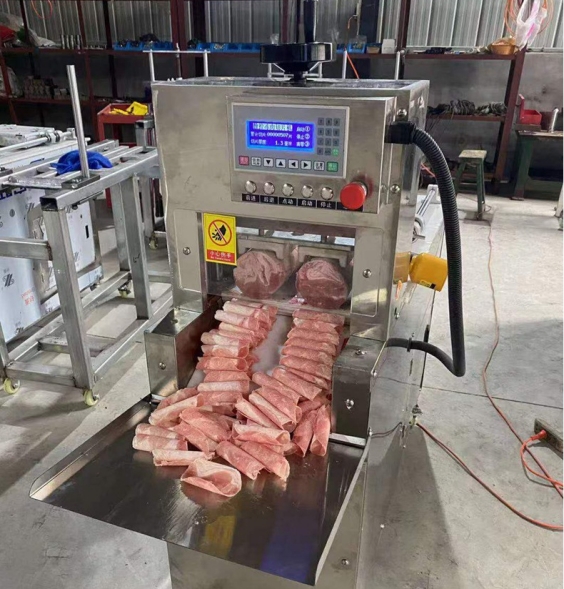 Method of cleaning lamb slicing machine-Lamb slicer, beef slicer,sheep Meat string machine, cattle meat string machine, Multifunctional vegetable cutter, Food packaging machine, China factory, supplier, manufacturer, wholesaler