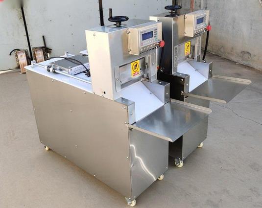 The principle of automatic feeding of beef and mutton slicer-Lamb slicer, beef slicer,sheep Meat string machine, cattle meat string machine, Multifunctional vegetable cutter, Food packaging machine, China factory, supplier, manufacturer, wholesaler