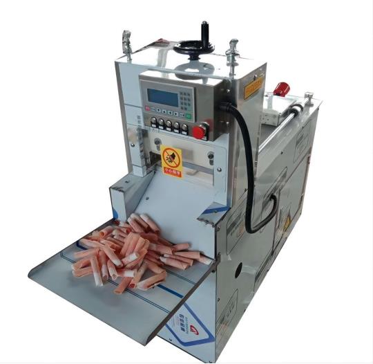 The beef and mutton slicer can change the gear speed by itself-Lamb slicer, beef slicer,sheep Meat string machine, cattle meat string machine, Multifunctional vegetable cutter, Food packaging machine, China factory, supplier, manufacturer, wholesaler