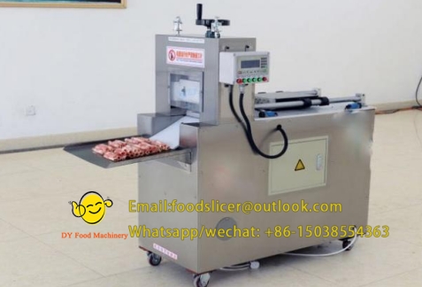 Steps to Cut Lamb Rolls with a Lamb Slicer-Lamb slicer, beef slicer,sheep Meat string machine, cattle meat string machine, Multifunctional vegetable cutter, Food packaging machine, China factory, supplier, manufacturer, wholesaler