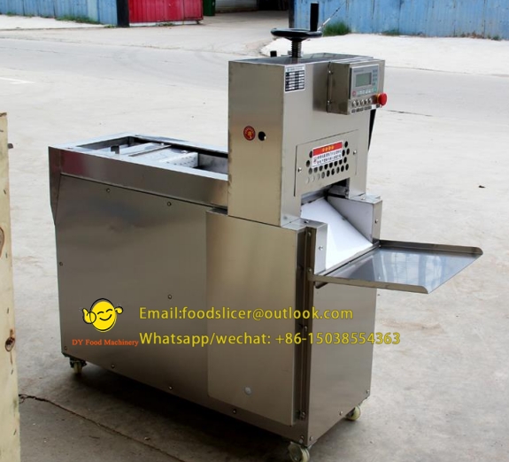 What is the correct way to adjust the thickness of the slicer-Lamb slicer, beef slicer,sheep Meat string machine, cattle meat string machine, Multifunctional vegetable cutter, Food packaging machine, China factory, supplier, manufacturer, wholesaler