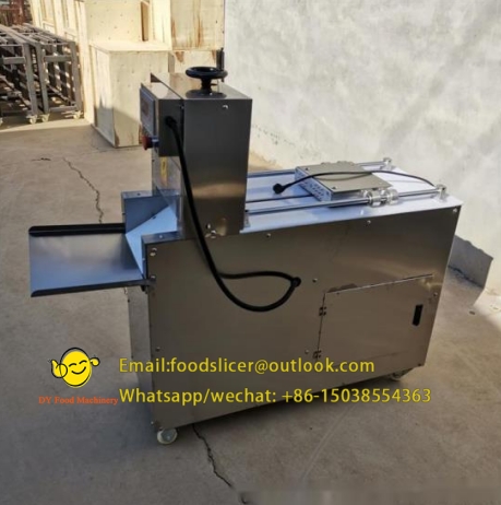 Steps for slicing meat with mutton roll slicer-Lamb slicer, beef slicer,sheep Meat string machine, cattle meat string machine, Multifunctional vegetable cutter, Food packaging machine, China factory, supplier, manufacturer, wholesaler