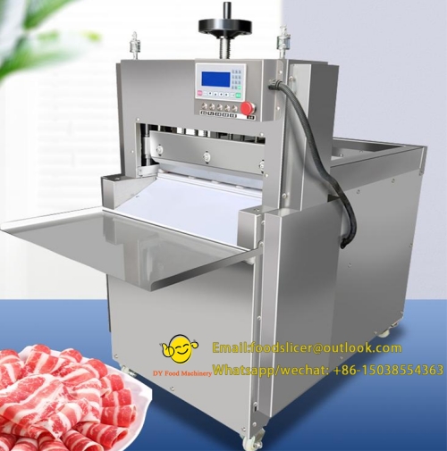 Pasiuna sa paggamit sa frozen meat slicer-Lamb slicer, beef slicer, karnero Meat string machine, karne sa baka nga string machine, Multifunctional vegetable cutter, Food packaging machine, China factory, supplier, manufacturer, wholesaler