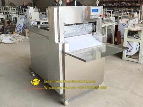 What kind of structure does the mutton slicer have?-Lamb slicer, beef slicer,sheep Meat string machine, cattle meat string machine, Multifunctional vegetable cutter, Food packaging machine, China factory, supplier, manufacturer, wholesaler