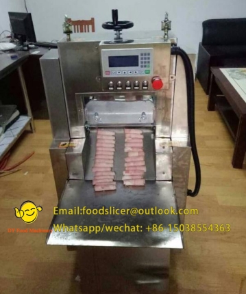 How should the mutton be treated before using the mutton slicer?-Lamb slicer, beef slicer,sheep Meat string machine, cattle meat string machine, Multifunctional vegetable cutter, Food packaging machine, China factory, supplier, manufacturer, wholesaler