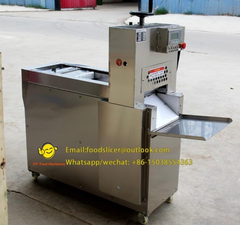 Measures to stop the rotation of the mutton slicer blade-Lamb slicer, beef slicer,sheep Meat string machine, cattle meat string machine, Multifunctional vegetable cutter, Food packaging machine, China factory, supplier, manufacturer, wholesaler
